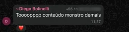 Depoimento de aluno